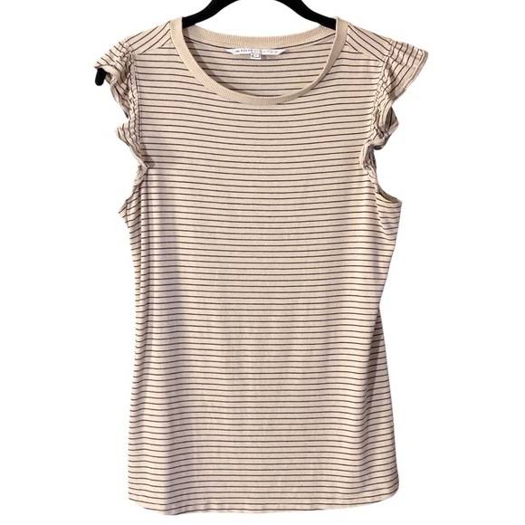 Hatch Tops - The Nines by Hatch Striped Maternity Top Sz S
